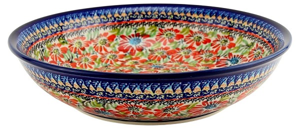 Polish Pottery 64 oz Pasta Bowl 10