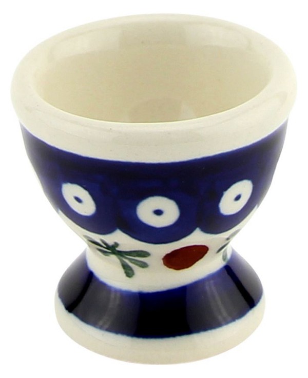 Polish Pottery Egg Cup for Soft-Boiled Eggs, Nature | Boleslawiec