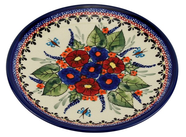 Polish Pottery Salad & Dessert Plate 7.5