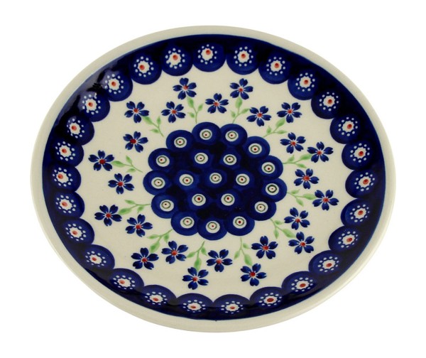 Polish Pottery Salad & Dessert Plate 7.5