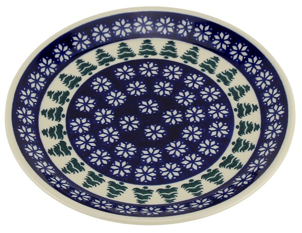 Polish Pottery 7.5” Salad & Dessert Plate – Handmade Stoneware by Zaklady Boleslawiec