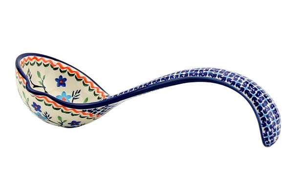 Polish Pottery Soup Ladle 10