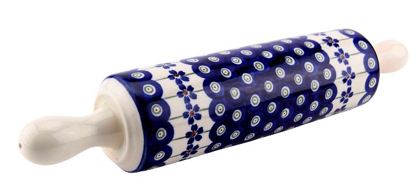 Polish Pottery Rolling Pin 12.5