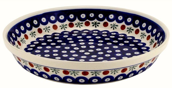 Polish Pottery Pie & Quiche Dish 9.75