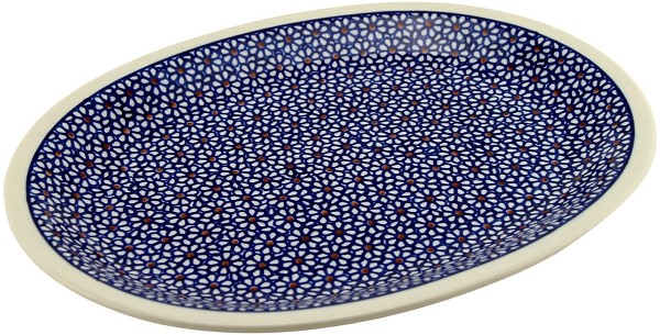 Polish Pottery Oval Platter 11.5