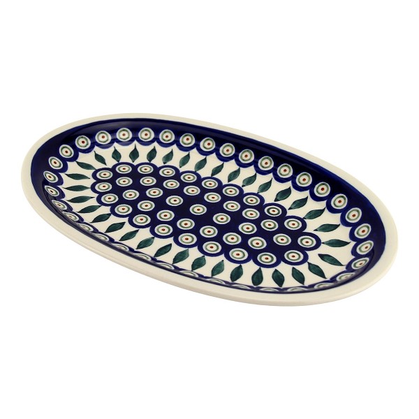 Polish Pottery Oval Serving Platter 12
