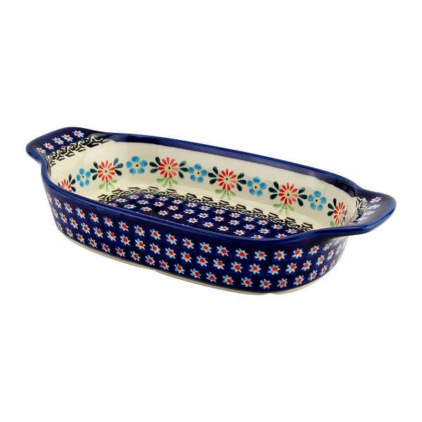 Polish Pottery Rectangular Serving Dish 10