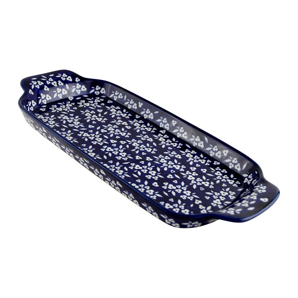 Polish Pottery Rectangular Serving Tray 13.5