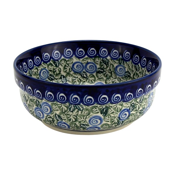 Polish Pottery Cereal & Salad Bowl 6