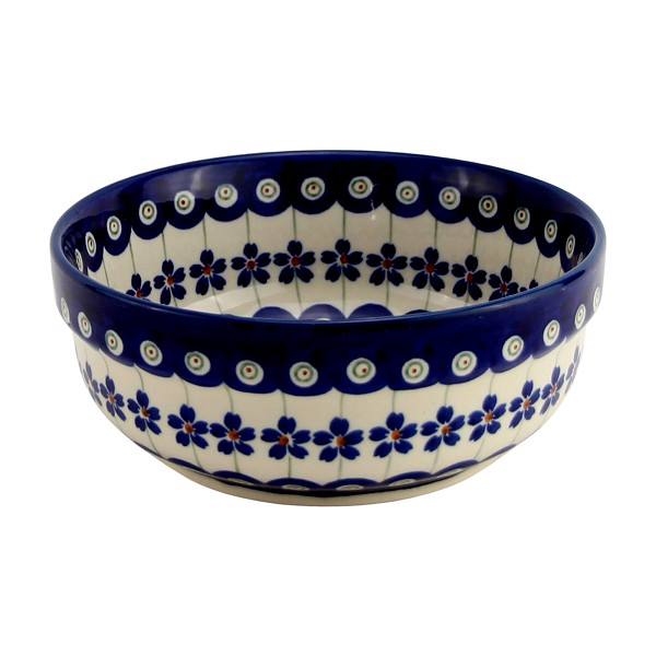 Polish Pottery Cereal & Salad Bowl 6