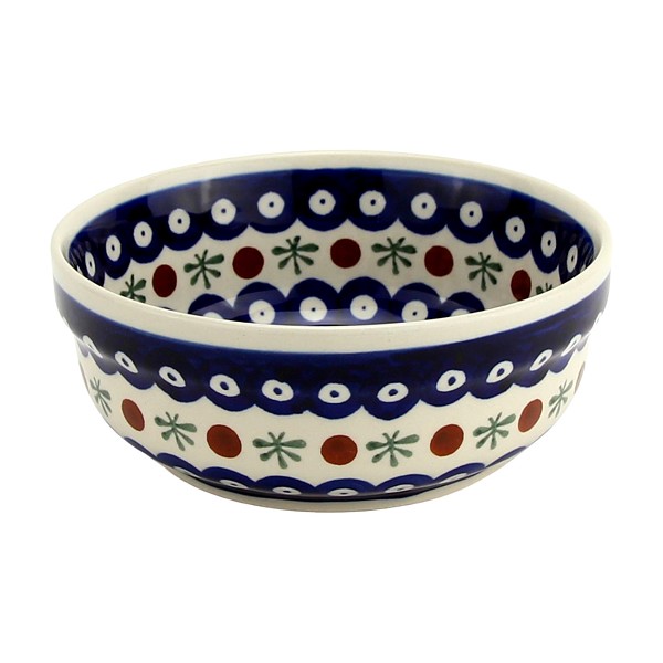 Polish Pottery Cereal & Salad Bowl 6