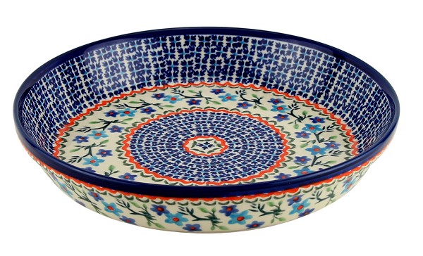 Polish Pottery Pie & Quiche Dish 9.75