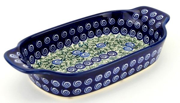 Polish Pottery Rectangular Serving Dish 10