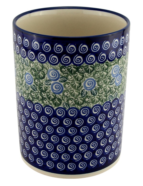 Polish Pottery Utensil Holder Crock 7
