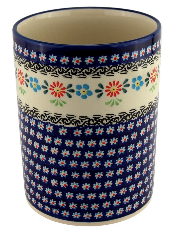 Polish Pottery Utensil Holder Crock 7