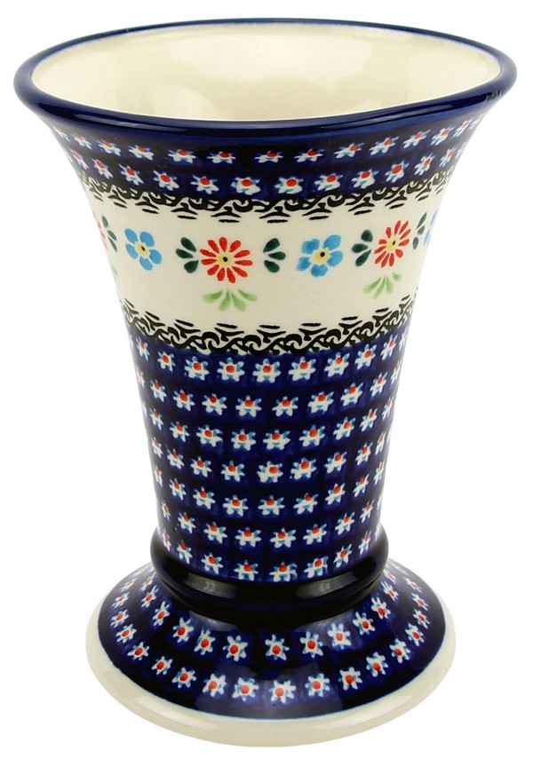 Polish Pottery Vase 7.5