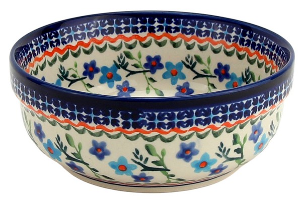 Polish Pottery Cereal & Salad Bowl 6