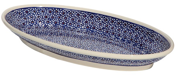Polish Pottery Oval Platter 14.25