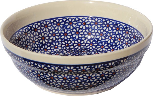 Polish Pottery Cereal & Salad Bowl 6.5