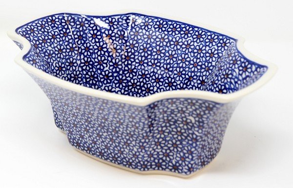 Polish Pottery Serving Bowl - Handmade by Zaklady Boleslawiec -  10 ¾