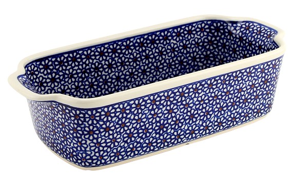 Polish Pottery Loaf Baker with Handles 9