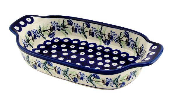 Polish Pottery Rectangular Serving Dish 10