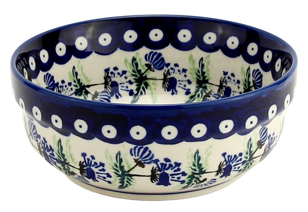 Polish Pottery Cereal & Salad Bowl 6