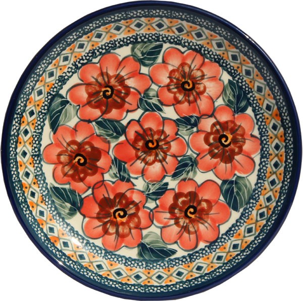 Polish Pottery 7.5” Salad & Dessert Plate – Handmade Stoneware by Zaklady Boleslawiec