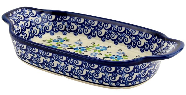 Polish Pottery Rectangular Serving Dish 10