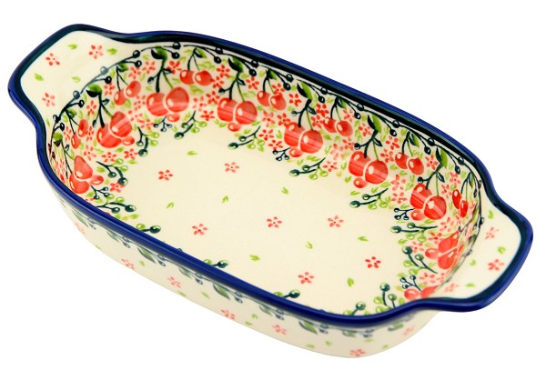Polish Pottery Rectangular Serving Dish 10