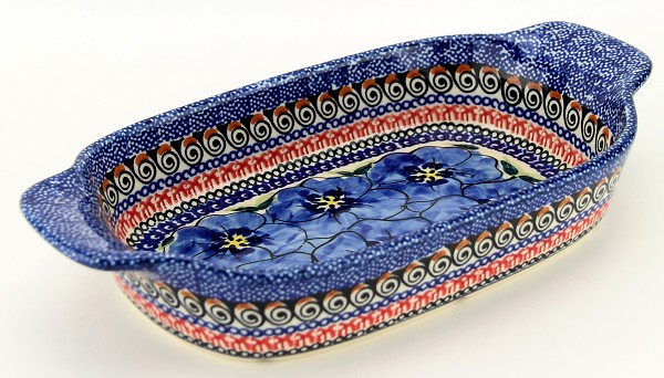 Polish Pottery Rectangular Serving Dish 10