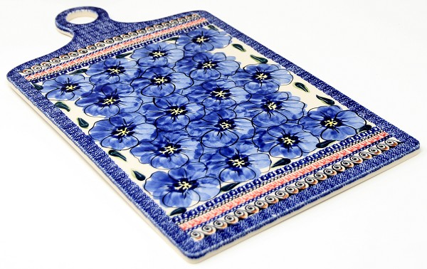 Polish Pottery Cheese & Charcuterie Serving Board 17.75