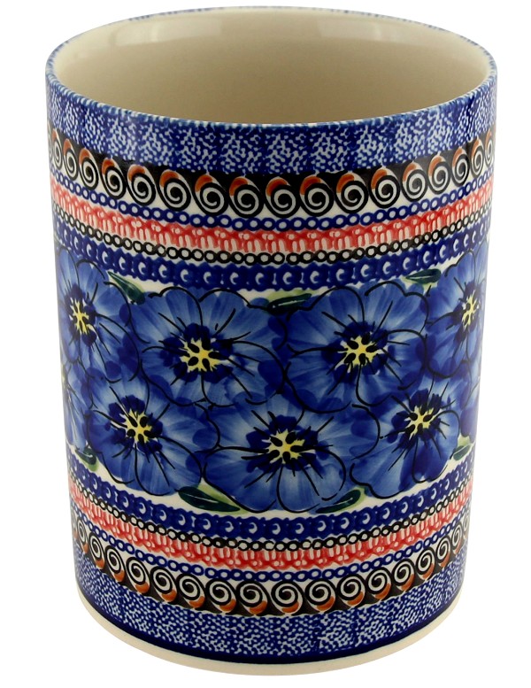 Polish Pottery Utensil Holder Crock 7