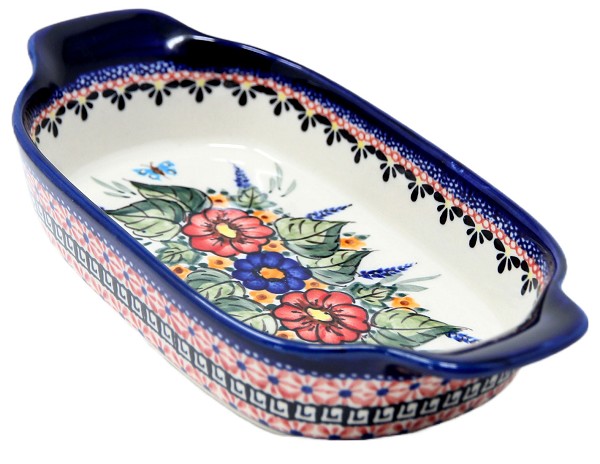 Polish Pottery Rectangular Serving Dish 10