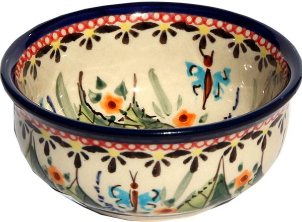 Polish Pottery Small Bowl 3.75
