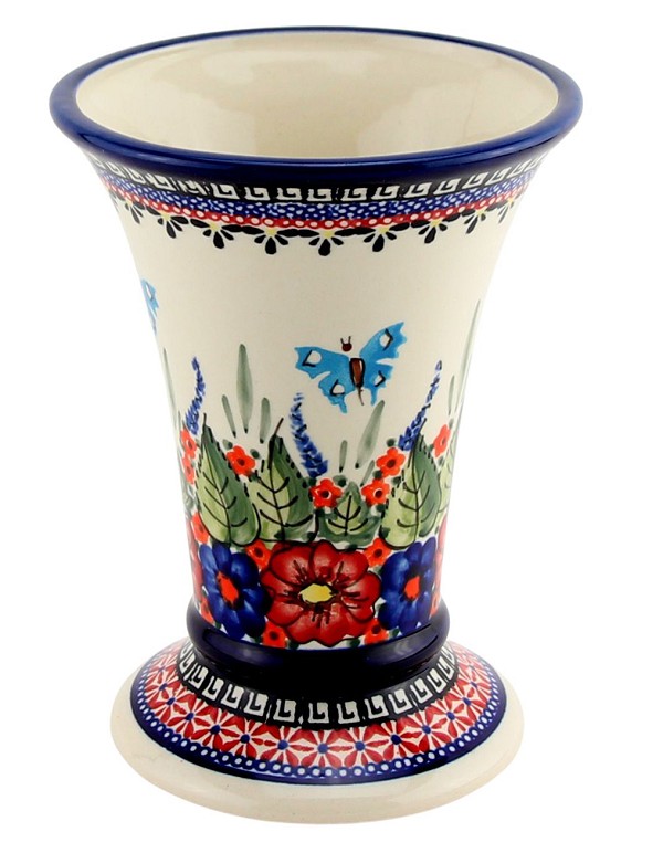 Polish Pottery Vase 7.5