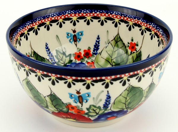 Polish Pottery Cereal & Ice Cream Bowl 5.375