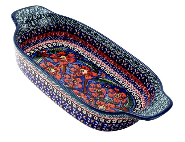 Polish Pottery Rectangular Serving Dish 10