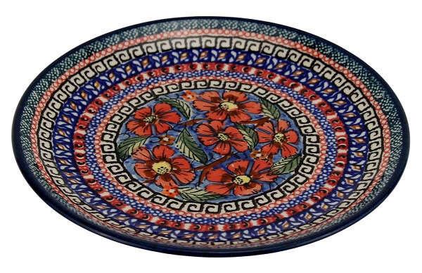 Polish Pottery Salad & Dessert Plate 7.5