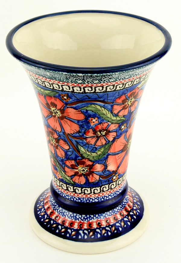 Polish Pottery Vase 7.5