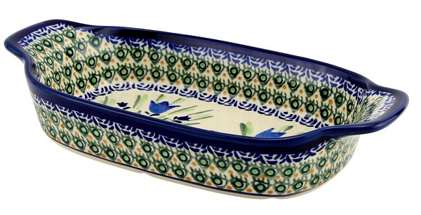 Polish Pottery Rectangular Serving Dish 10