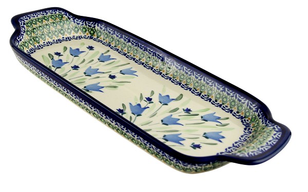 Polish Pottery Rectangular Serving Tray 13.5