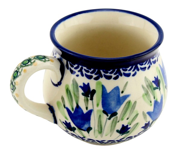 Polish Pottery Coffee Mug 8 oz, Dreamscape Unikat | Boleslawiec