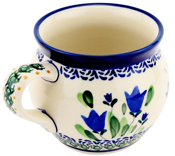 Polish Pottery Bubble Coffee Mug 16 oz, Dreamscape Unikat | Boleslawiec