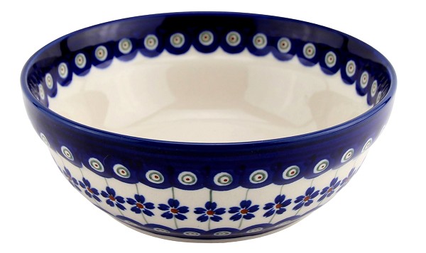 Polish Pottery Cereal & Salad Bowl 6.5