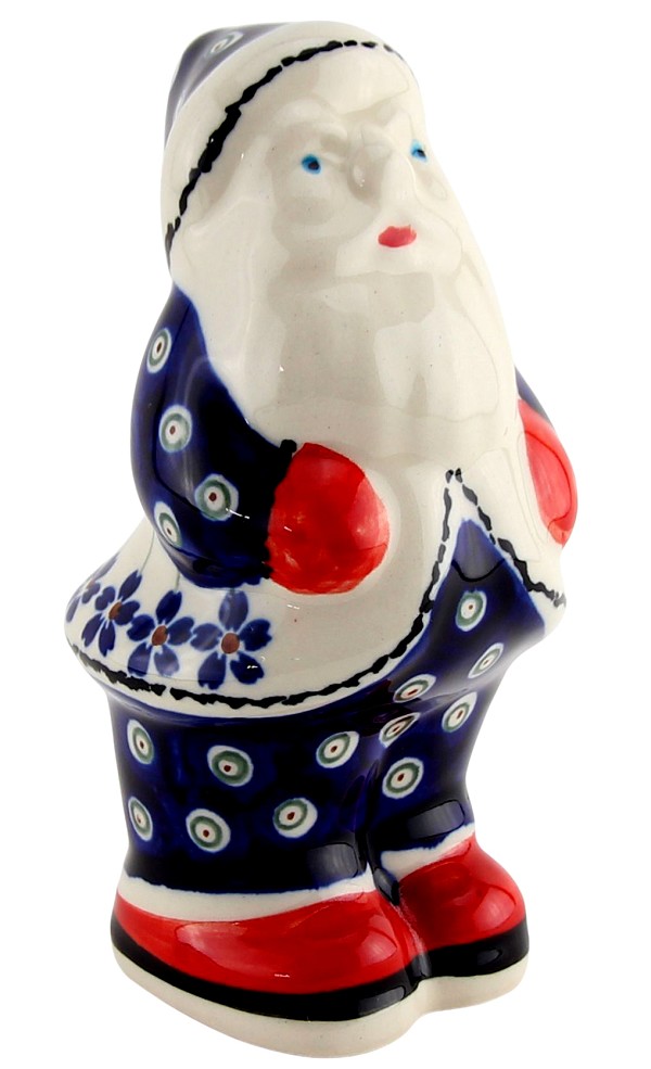 Polish Pottery Santa Claus Figurine 6