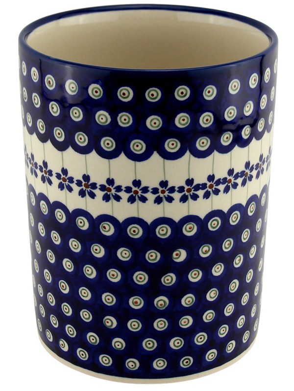 Polish Pottery Utensil Holder Crock 7