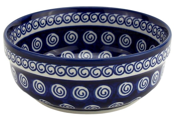 Polish Pottery Cereal & Salad Bowl 6