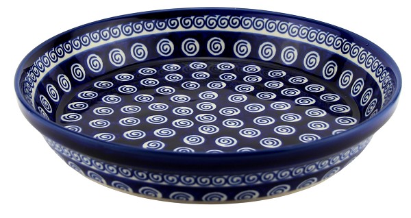 Polish Pottery Pie & Quiche Dish 9.75