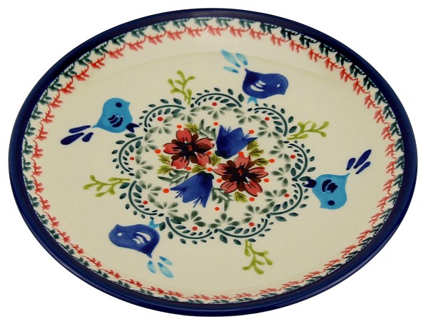 Polish Pottery Salad & Dessert Plate 7.5